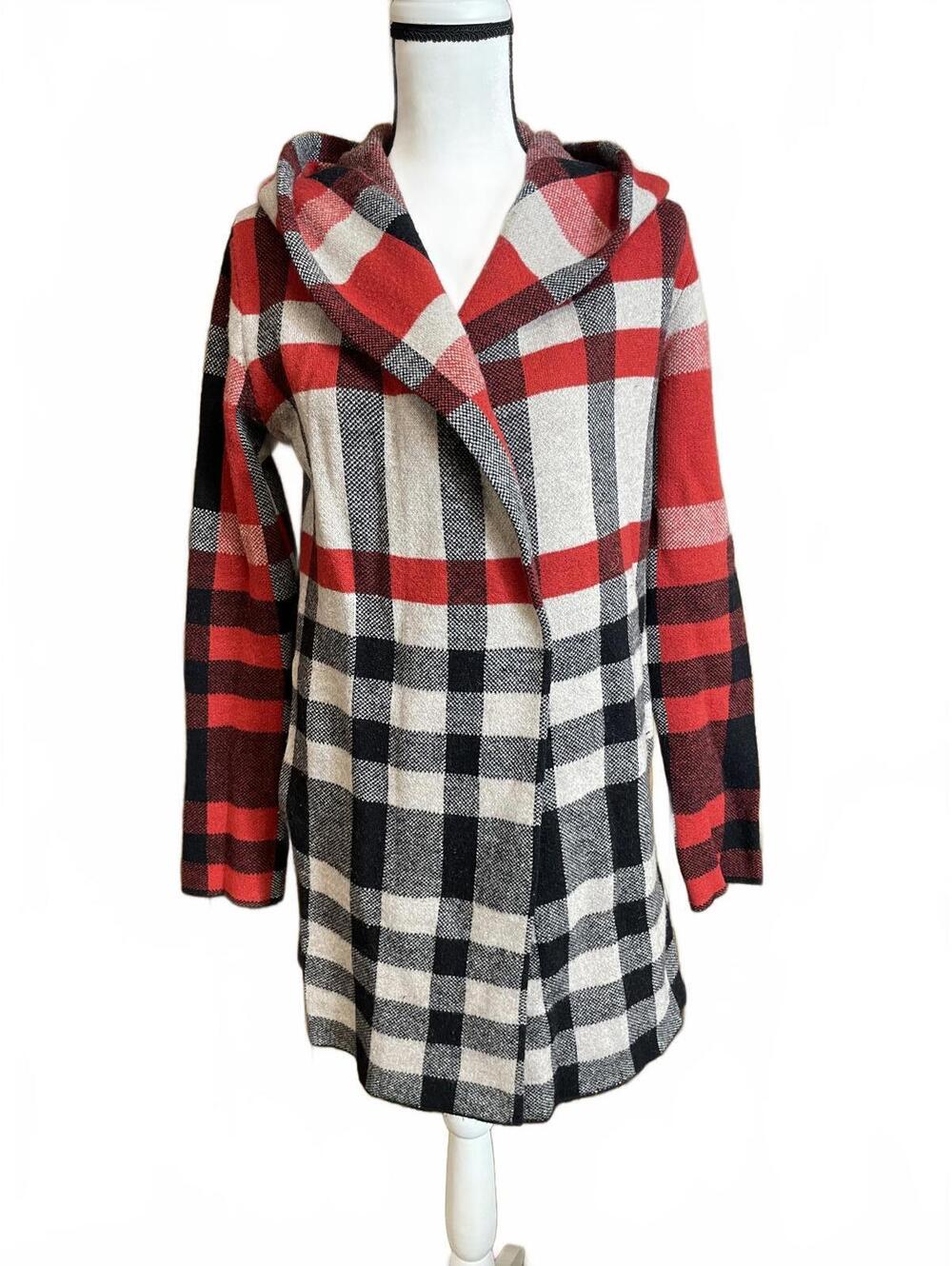 Anthropologie Field & Flower Cressida hooded sweater coat XS
